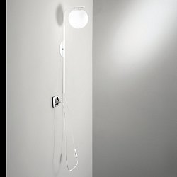 Obrázek pro produkt Nástěnné svítidlo ODISSEO, bílá, 1 x E14, 15 x 15 x 65,5 cm - FANEUROPE