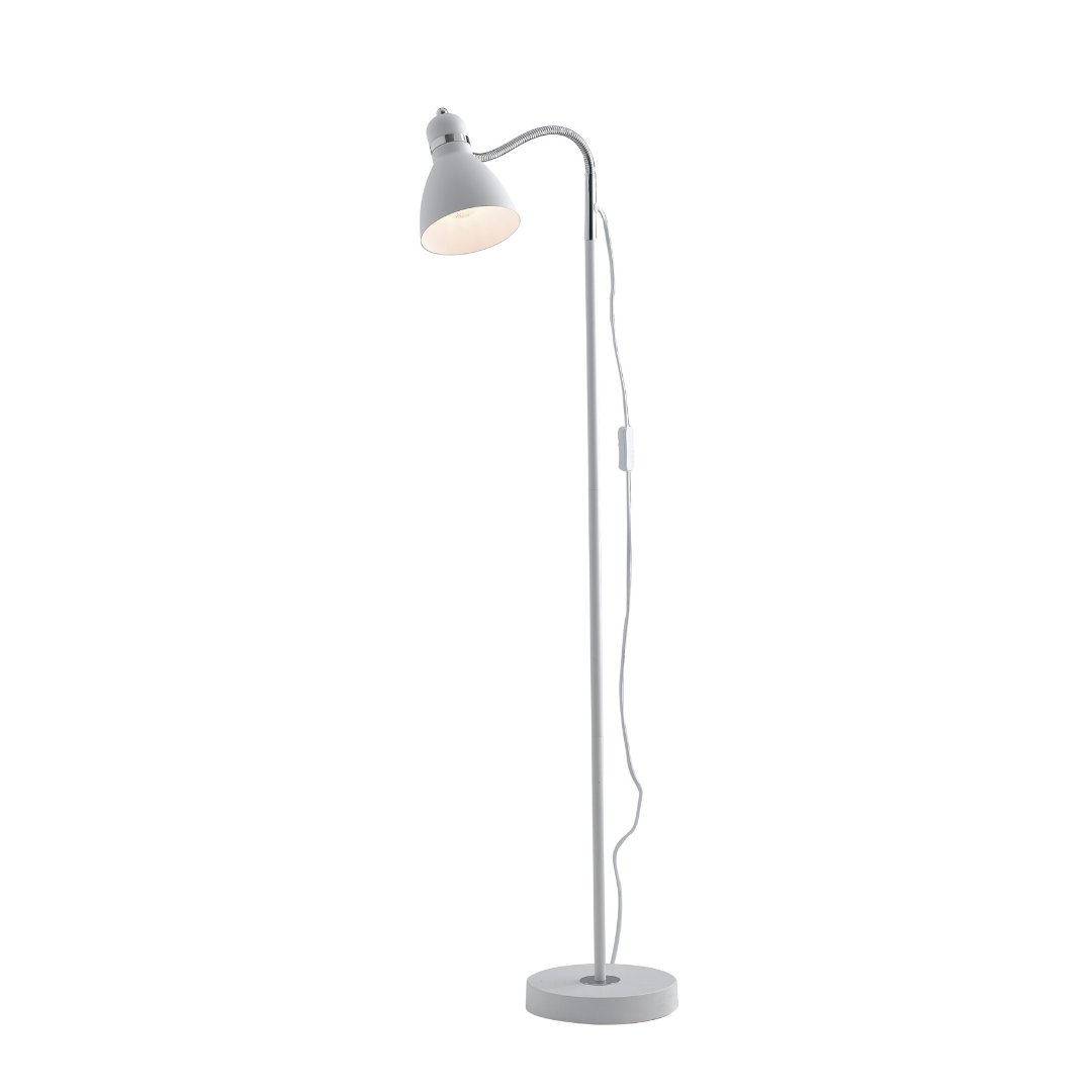 FAN I-PEOPLE-PT BCO Stojací lampa PIANTANA PEOPLE, bílá, 1 x E27, 34 x 13 x 142 cm - FANEUROPE