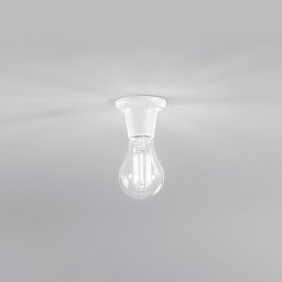 Obrázek pro produkt Objímka DOUBLEU WS, bílá, 1xE27, 7,5 x 5,7 cm - FANEUROPE