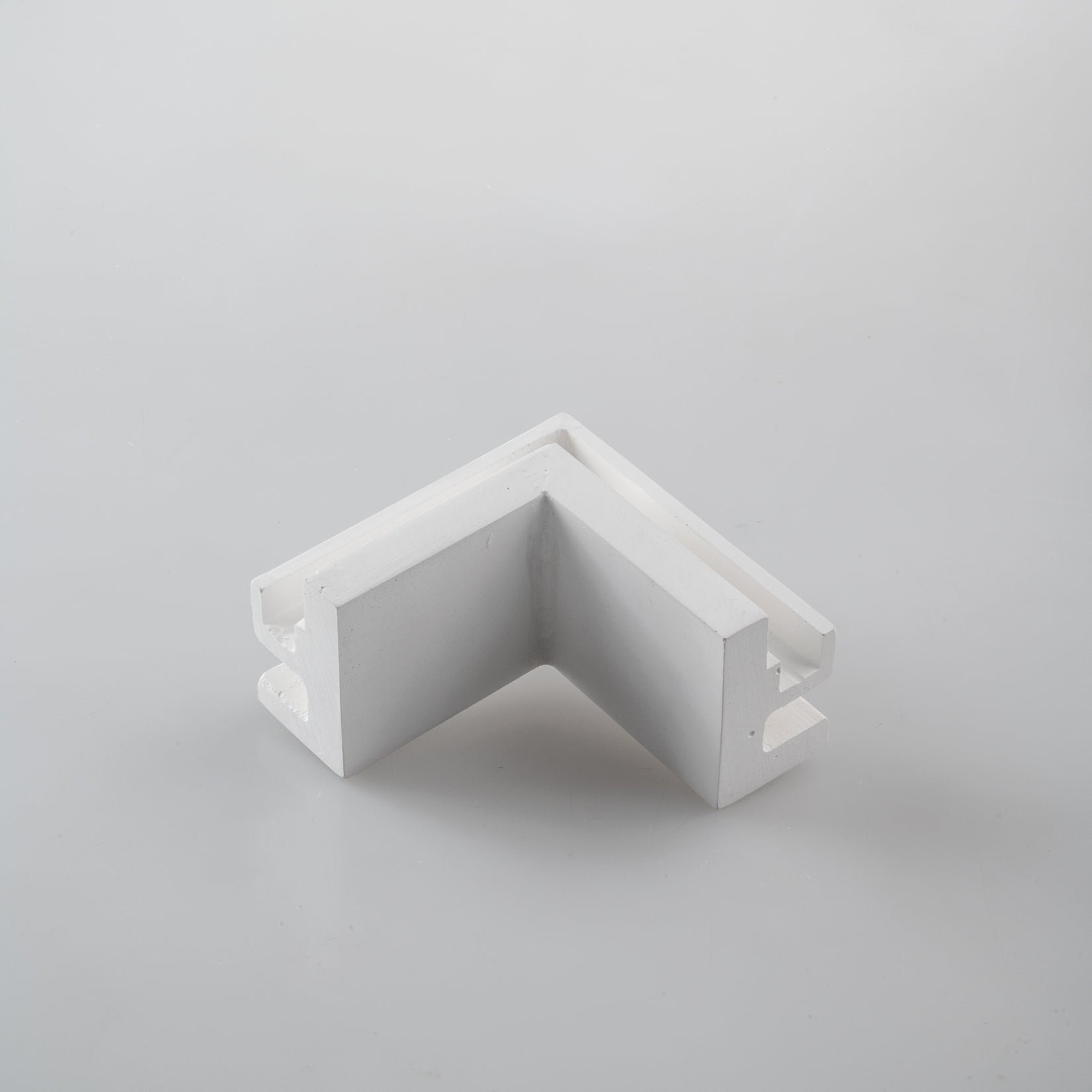 FAN I-PROFY-MONO-L Úhlová spojka Mono – bílý hliníkový profil s opálovým difuzorem, 10 x 6,5 cm - FANEUROPE
