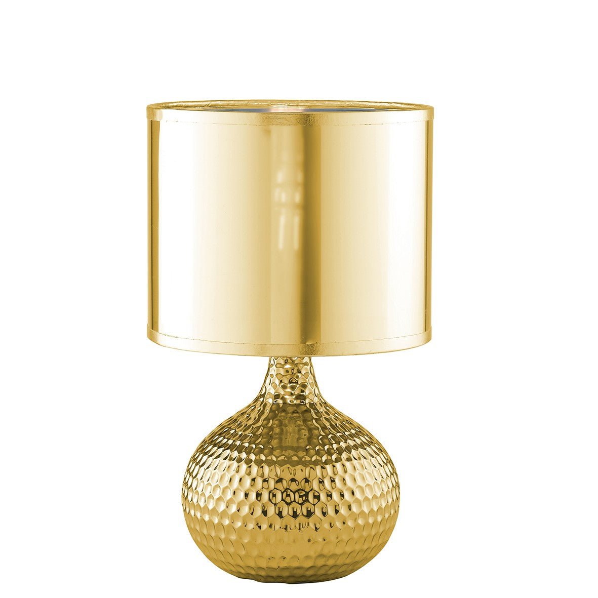 FAN I-PULSAR/L 35 ORO Stolní lampa Lumetto Pulsar zlatá, patice E27+E14, 22 x 22 x 35 cm - FANEUROPE