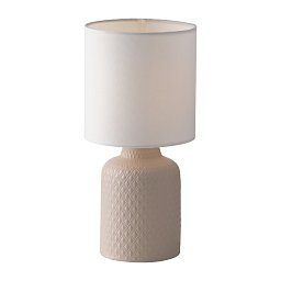 Obrázek pro produkt Stolní lampa Lumetto Ravello starorůžovábílá, patice E14, 15 x 32 cm - FANEUROPE