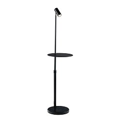 Obrázek pro produkt Stojací lampa Piantana Relax nastavitelná, černá/mramor, 1xGU10, 35 x 150 cm - FANEUROPE