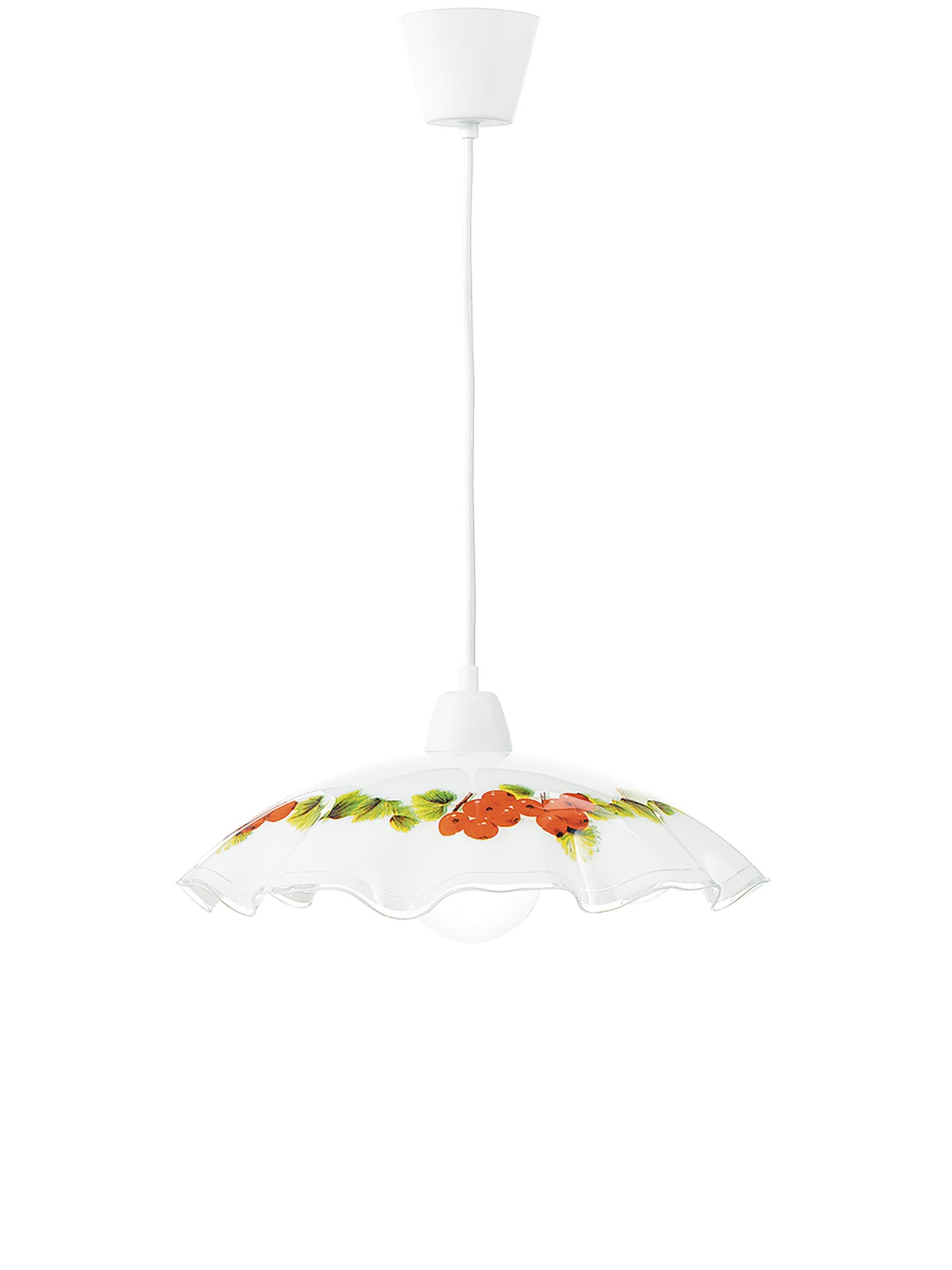 FAN I-RIBES-S42 Závěsné svítidlo Ribes bílé, 1xE27, 42 x 42 x 120 cm - FANEUROPE