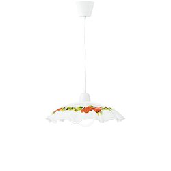 Obrázek pro produkt Závěsné svítidlo Ribes bílé, 1xE27, 42 x 42 x 120 cm - FANEUROPE