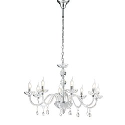 Obrázek pro produkt Závěsné svítidlo Riflesso chrom, 8xE14, 83 x 190 cm - FANEUROPE