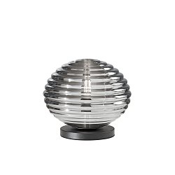 Obrázek pro produkt Stolní lampa Lumetto Ripple černá, patice E27, 32 x 32 x 28 cm - FANEUROPE