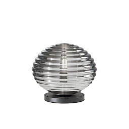 Obrázek pro produkt Stolní lampa Lumetto Ripple černá, patice E27, 32 x 32 x 28 cm - FANEUROPE