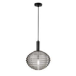 Obrázek pro produkt Závěsné svítidlo Ripple černá, patice E27, 32 x 32 x 150 cm - FANEUROPE