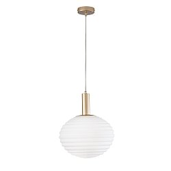 Obrázek pro produkt Závěsné svítidlo Ripple zlatá, patice E27, 32 x 32 x 150 cm - FANEUROPE