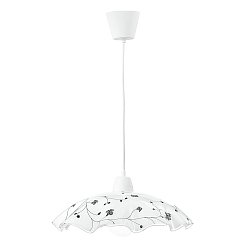 Obrázek pro produkt Závěsné svítidlo Root bílé, patice E27, 42 x 42 x 120 cm - FANEUROPE