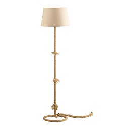 Obrázek pro produkt Stojací lampa Piantana Rope černá, patice E27, 38 x 150 cm - FANEUROPE