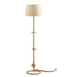 Obrázek pro produkt Stojací lampa Piantana Rope černá, patice E27, 38 x 150 cm - FANEUROPE
