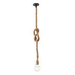 Obrázek pro produkt Závěsné svítidlo Rope černá, patice E27, délka 150 cm - FANEUROPE