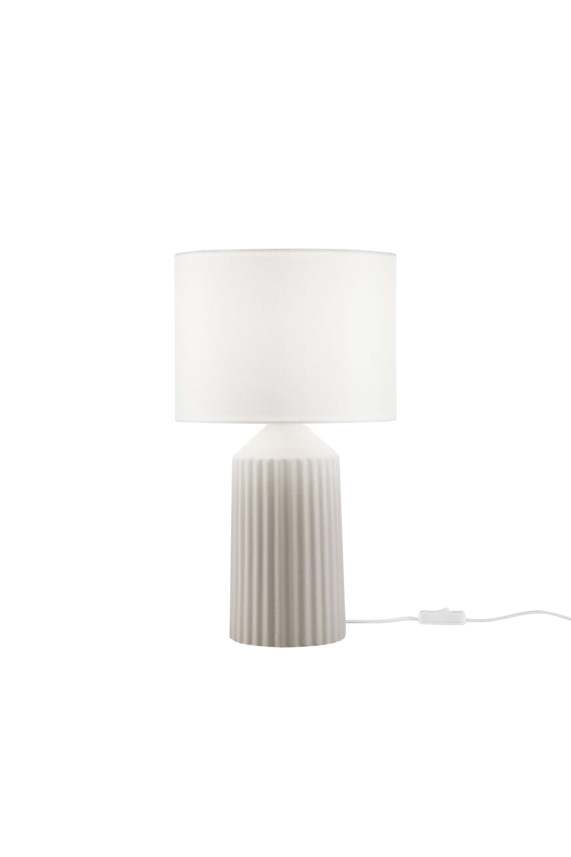FAN I-SAHARA-L-BG Stolní lampa Sahara (béžová keramika) 1 x E27, pr. 35 x 61 cm - FANEUROPE