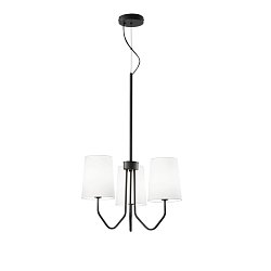 Obrázek pro produkt Závěsné svítidlo Sally černá, 3xE14, 50 x 150 cm - FANEUROPE