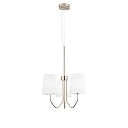 Obrázek pro produkt Závěsné svítidlo Sally niklová, 3xE14, 50 x 150 cm - FANEUROPE