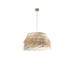 Obrázek pro produkt Závěsné svítidlo Samoa (ratan) 1 x E27, max 60 W, IP20, pr. 70 x 178 cm - FANEUROPE