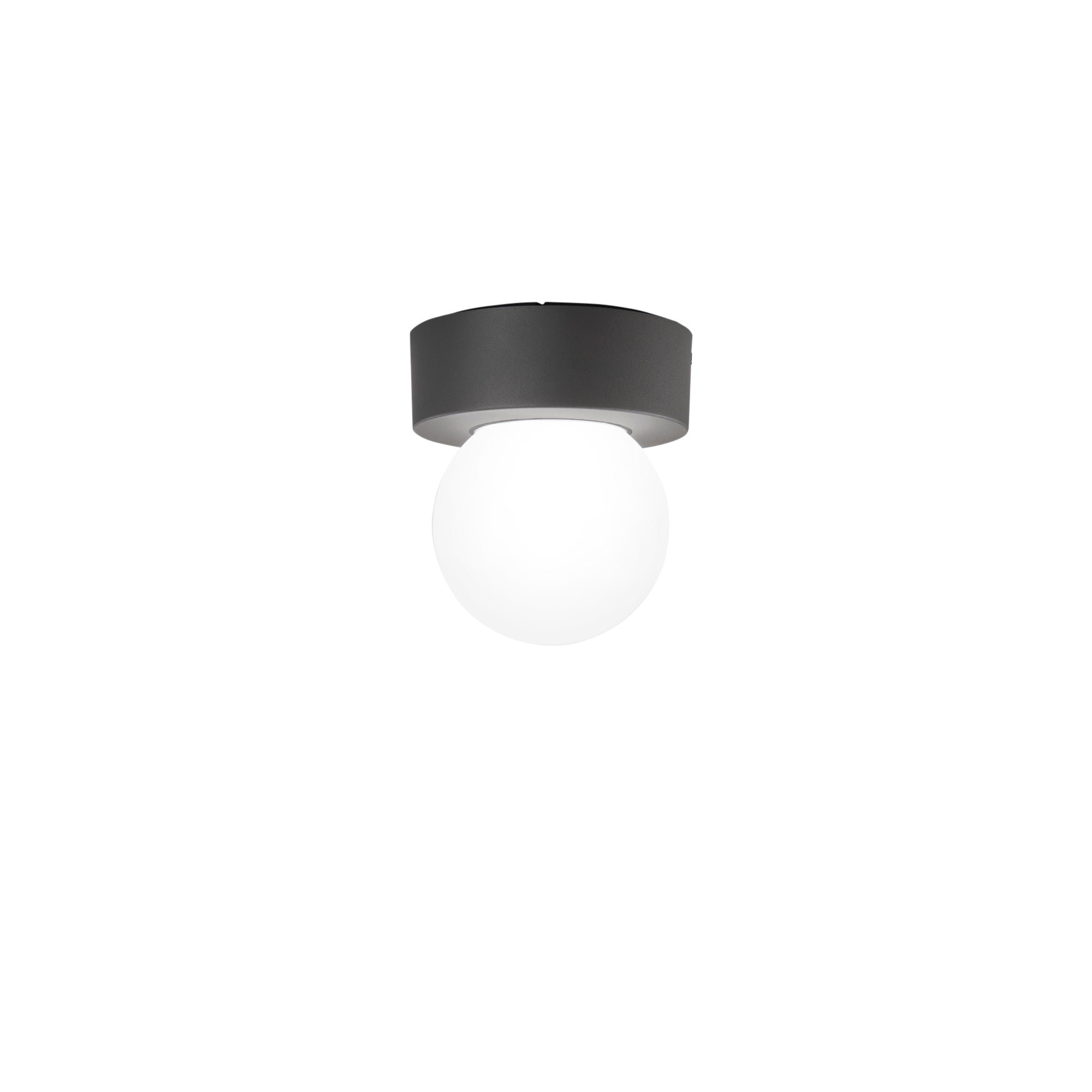 FAN I-SKITTLE-PL Venkovní stropní svítidlo SKITTLE antracit 1xE27 IP54 19,2x18 cm - FANEUROPE