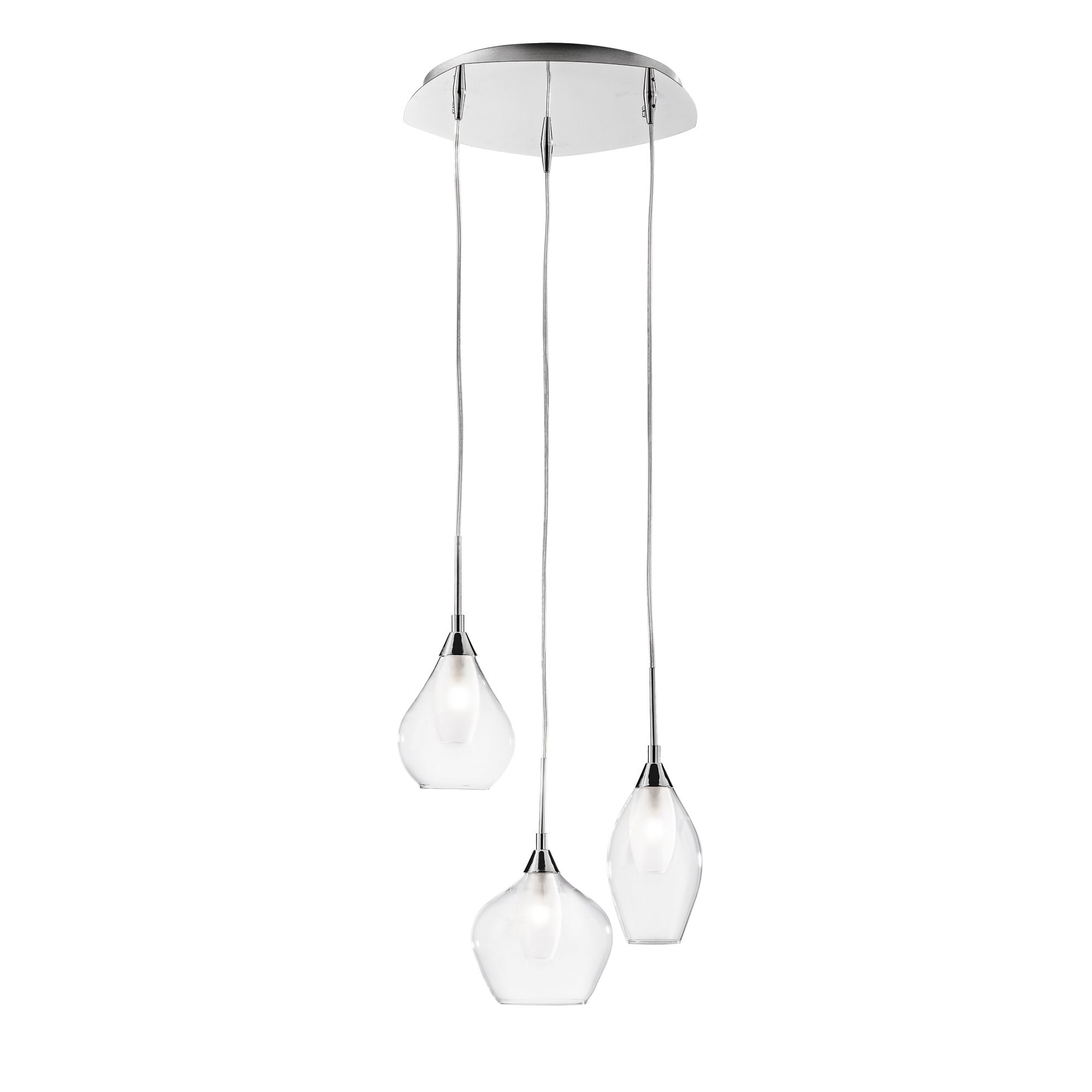 FAN I-SKYLINE/S3 Závěsné svítidlo SKYLINE průhledná, 3xG9, 35 x 120 cm - FANEUROPE