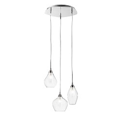 Obrázek pro produkt Závěsné svítidlo SKYLINE průhledná, 3xG9, 35 x 120 cm - FANEUROPE