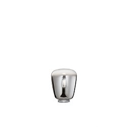 Obrázek pro produkt Stolní lampa LUME SMOKE chrom, 1xE27, 19,7 x 25 cm - FANEUROPE