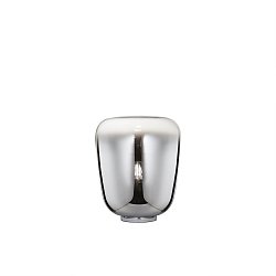 Obrázek pro produkt Stolní lampa LUME SMOKE chrom, 1xE27, 33 x 39,8 cm - FANEUROPE