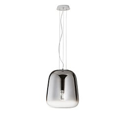 Obrázek pro produkt Závěsné svítidlo SMOKE chrom LED, 1xE27, 34 x 150 cm - FANEUROPE
