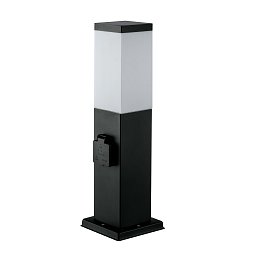 Obrázek pro produkt Sloupkové svítidlo PALETTO STATION antracit, 2xSCHUKO 15 A, 2500 W, 30x12x12 cm - FANEUROPE