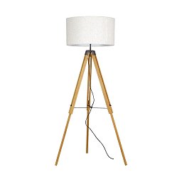 Obrázek pro produkt Stojací lampa STUDIOS dřevo, 1xE27, 75x151 cm - FANEUROPE