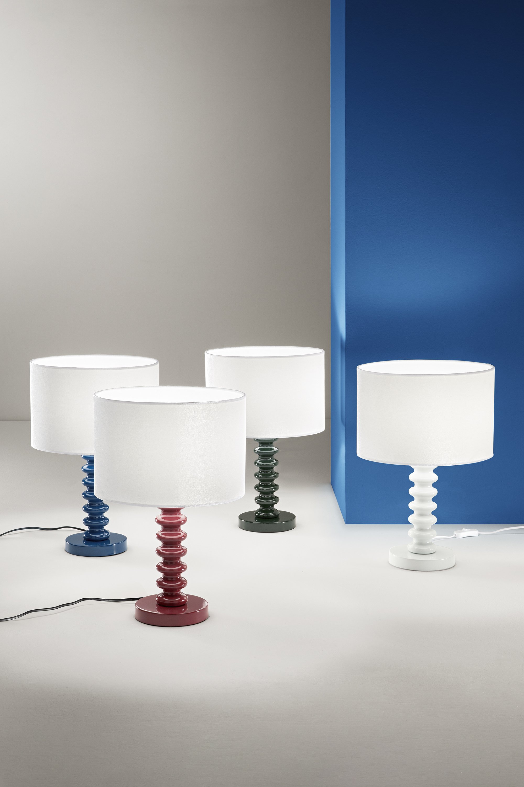 FAN I-SULTAN-L-BLU Stolní lampa Sultan (modrá + samet) kov + samet, 1 x E27, 15 W; lampa pr. 30 x 20 cm, konstrukce 30 x 30 x 45,5 cm - FANEUROPE (obrázek 3)