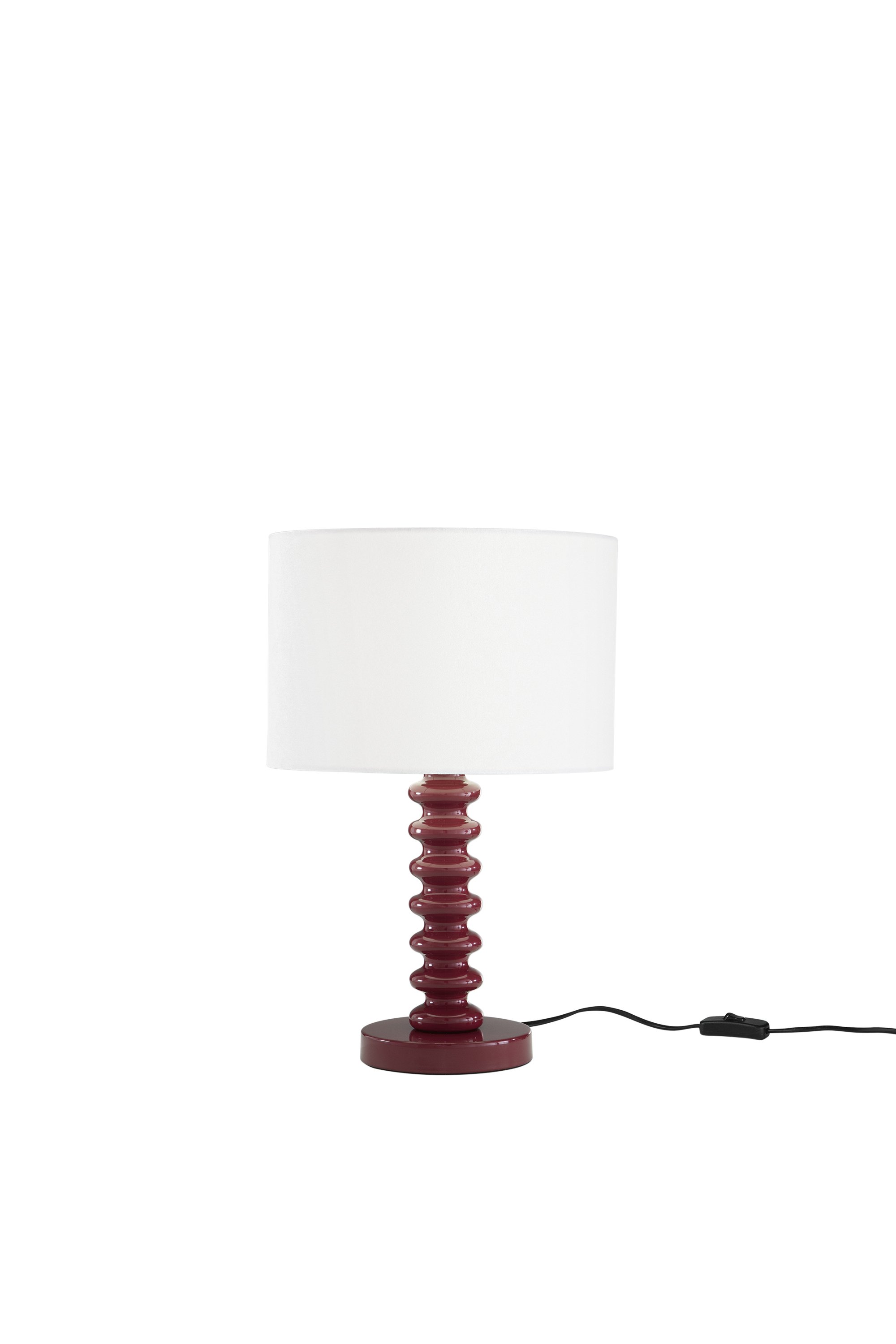 FAN I-SULTAN-L-ROS Stolní lampa Sultan (červená + samet) kov + samet, 1 x E27, 15 W; lampa pr. 30 x 20 cm, konstrukce 30 x 30 x 45,5 cm - FANEUROPE