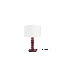 Obrázek pro produkt Stolní lampa Sultan (červená + samet) kov + samet, 1 x E27, 15 W; lampa pr. 30 x 20 cm, konstrukce 30 x 30 x 45,5 cm - FANEUROPE