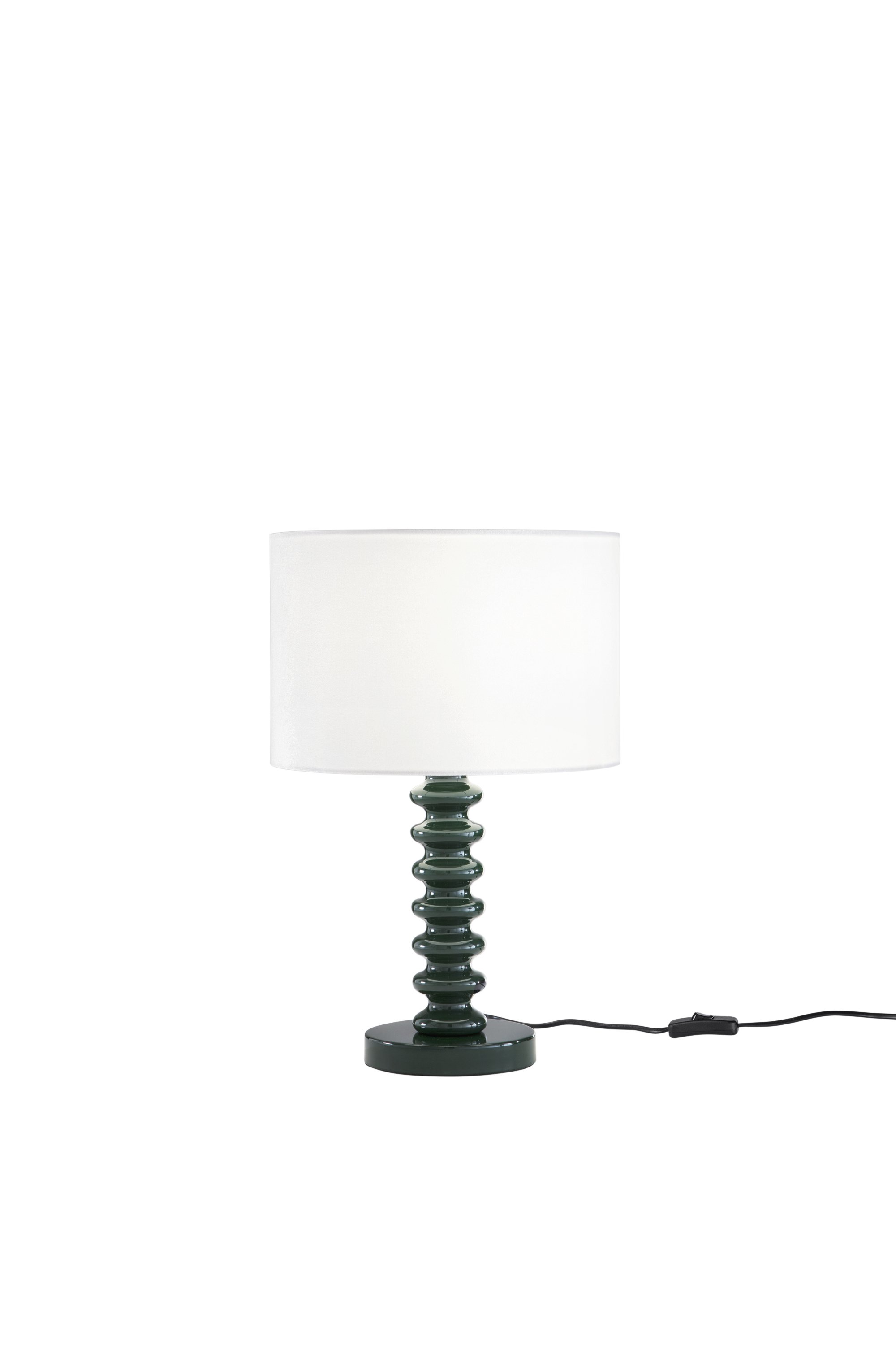 FAN I-SULTAN-L-VER Stolní lampa Sultan (zelená + samet) kov + samet, 1 x E27, 15 W; lampa pr. 30 x 20 cm, konstrukce 30 x 30 x 45,5 cm - FANEUROPE