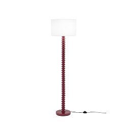 Obrázek pro produkt Stojací lampa Sultan (červená + samet) kov + samet, 1 x E27, 15 W; lampa pr. 40 x 20 cm, konstrukce 40 x 158 cm - FANEUROPE