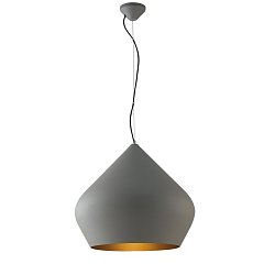 Obrázek pro produkt Závěsné svítidlo THOLOS šedá/zlatá, 1xE27, 52 x 201 cm - FANEUROPE