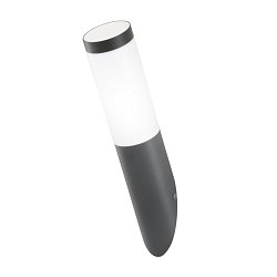 Obrázek pro produkt Venkovní nástěnné svítidlo TOKYO nerez / polykarbonát antracit, 1xE27, IP44, 37,6 x 7,6 x 7,6 cm - FANEUROPE