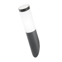Obrázek pro produkt Venkovní nástěnné svítidlo TOKYO nerez / polykarbonát antracit, 1xE27, IP44, 37,6 x 7,6 x 7,6 cm - FANEUROPE