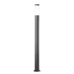 Obrázek pro produkt Sloupkové svítidlo PALO TOKYO nerez / polykarbonát antracit, 1xE27, IP44, 110 x 11,5 x 11,5 cm - FANEUROPE