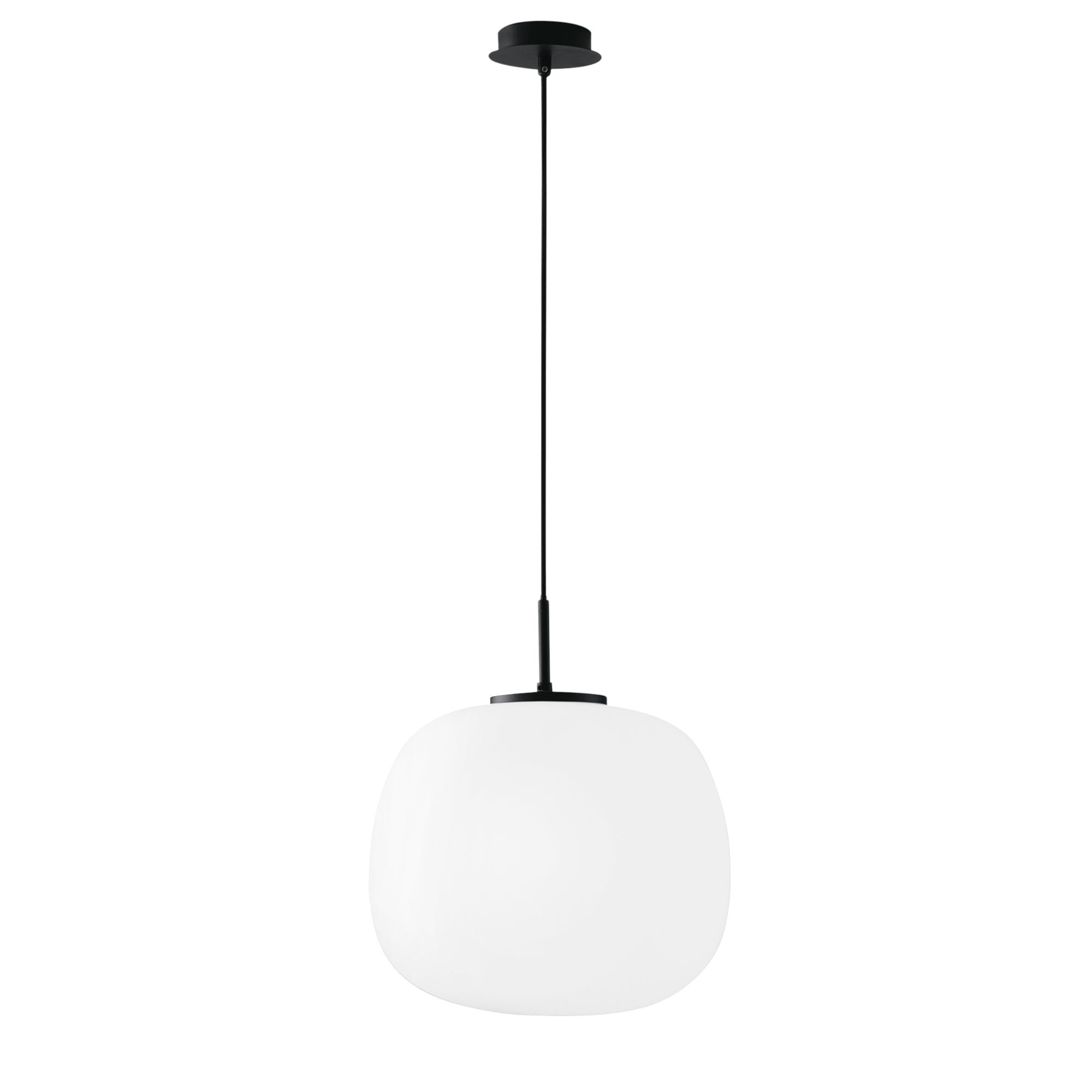 FAN I-TOLOMEO-S31 Závěsné svítidlo TOLOMEO SFERICA bílá opál, 1xE27, 35 x 35 x 120 cm - FANEUROPE