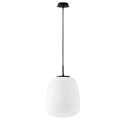Obrázek pro produkt Závěsné svítidlo TOLOMEO OVALE bílá opál, 1xE27, 32 x 32 x 120 cm - FANEUROPE