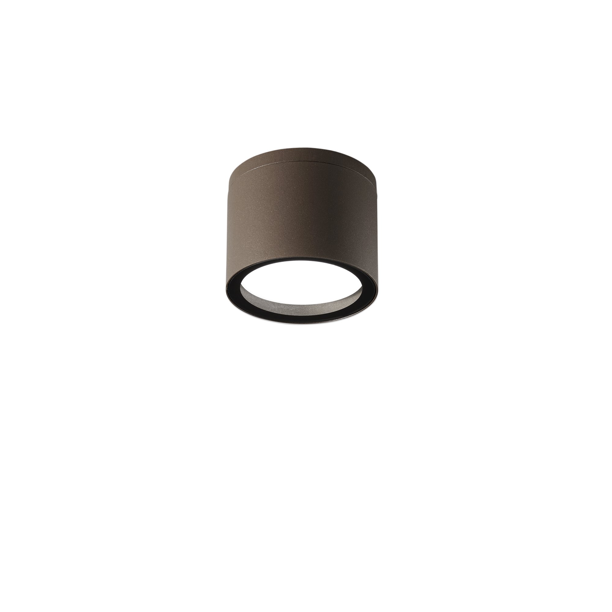 FAN I-TOWER-R1-BRO Stropní svítidlo hliník TOWER, 1xGX53, IP54, barva corten, 90 x 90 x 72 mm - FANEUROPE