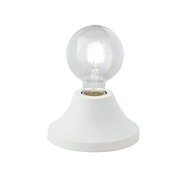 Obrázek pro produkt Stolní lampa LUMETTO VESEVUS bílá, 1xE27, 15 x 15 x 8 cm - FANEUROPE