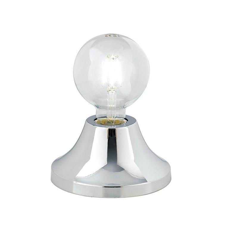 FAN I-VESEVUS-L CR Stolní lampa LUMETTO VESEVUS chrom, 1xE27, 15 x 15 x 8 cm - FANEUROPE