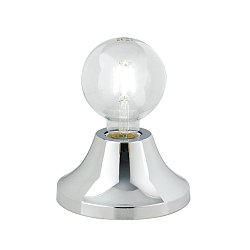 Obrázek pro produkt Stolní lampa LUMETTO VESEVUS chrom, 1xE27, 15 x 15 x 8 cm - FANEUROPE
