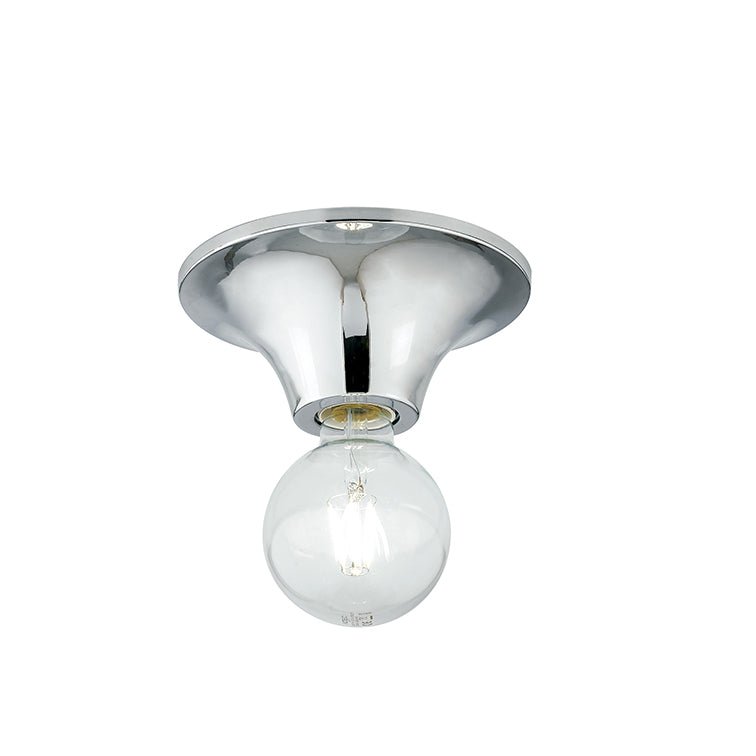 FAN I-VESEVUS-PL18 CR Stropní svítidlo VESEVUS chrom, 1xE27, 18 x 18 x 8 cm - FANEUROPE