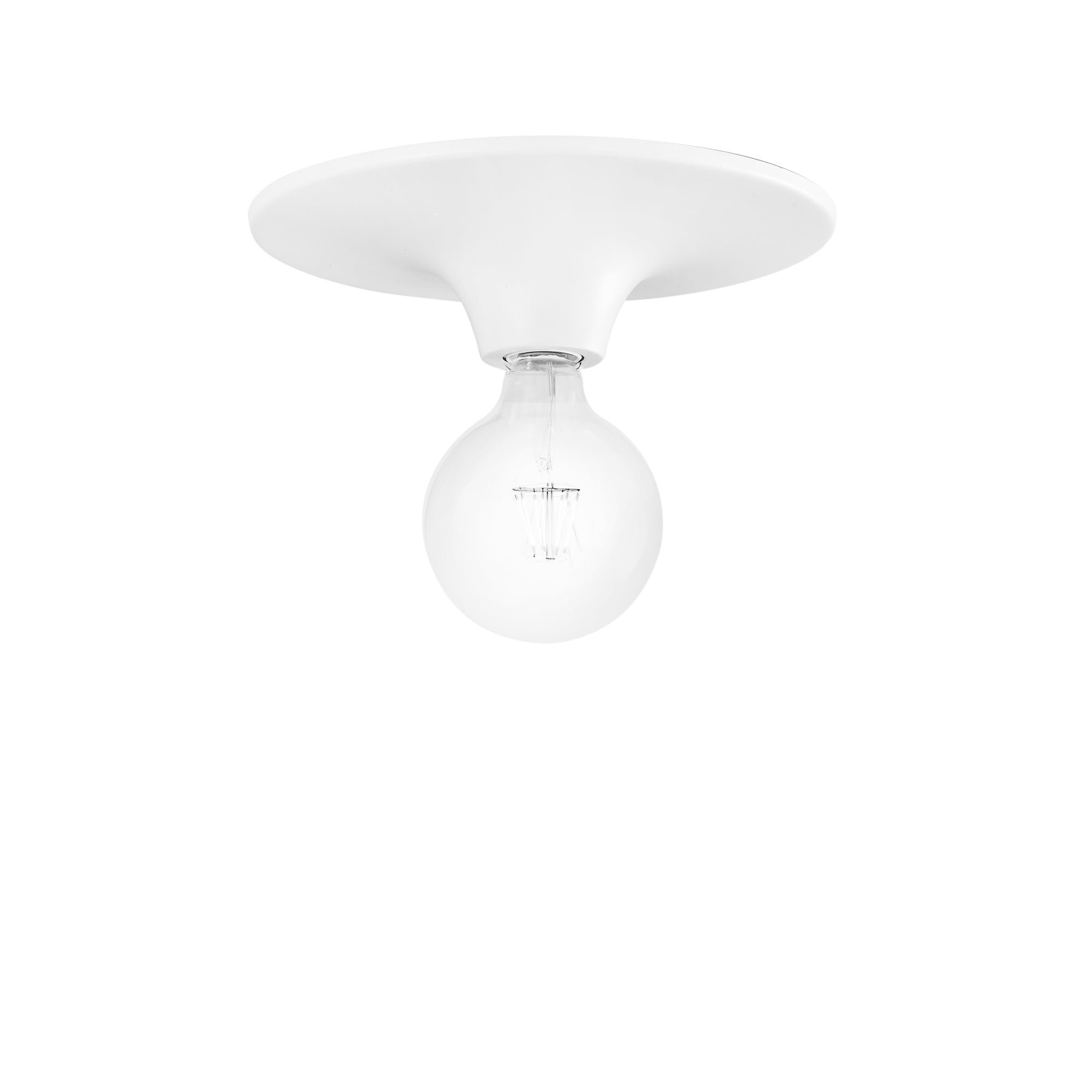 FAN I-VESEVUS-PL30 BCO Stropní svítidlo VESEVUS bílá, 1xE27, 30 x 30 x 8 cm - FANEUROPE