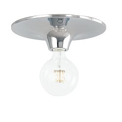 Obrázek pro produkt Stropní svítidlo VESEVUS chrom, 1xE27, 30 x 30 x 8 cm - FANEUROPE