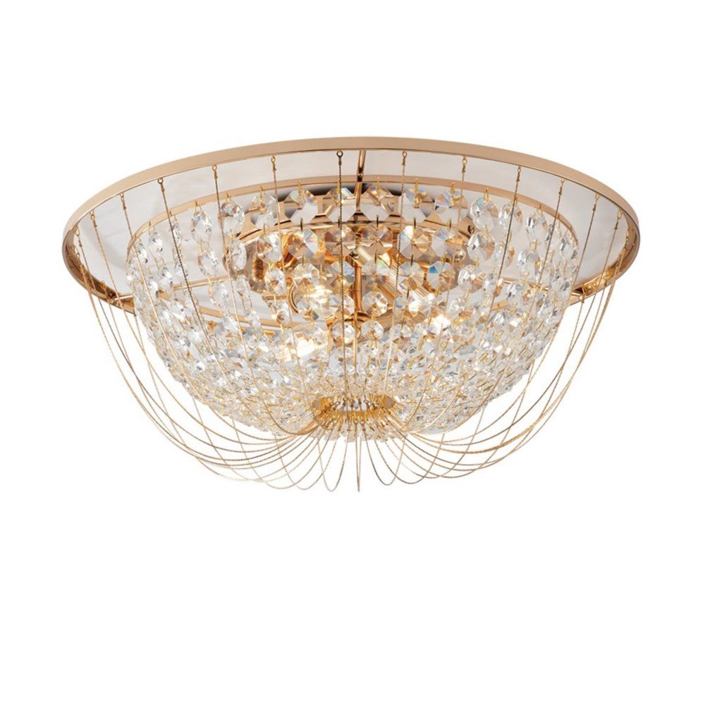 FAN I-VIENNA-PL60 ORO Stropní svítidlo VIENNA zlatá, 6xE14, 60 x 24 cm - FANEUROPE