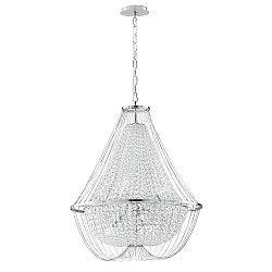 Obrázek pro produkt Závěsné svítidlo VIENNA chrom, 6xE14, 60 x 120 cm - FANEUROPE